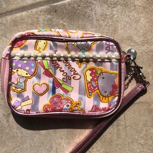 Hello Kitty Sanrio Pink small wrist pouch wallet